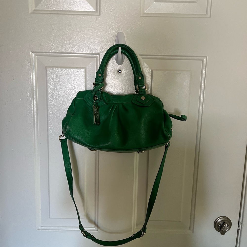 Marc Jacobs Green Satchel with Adjustable Strap